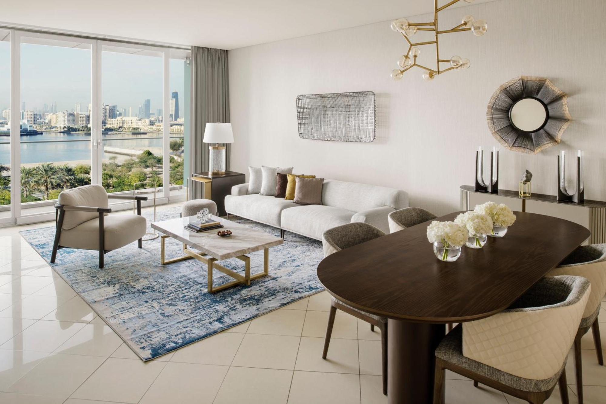 Intercontinental Residence Suites Dubai Festival City By Ihg Exteriér fotografie Interior of a typical apartment